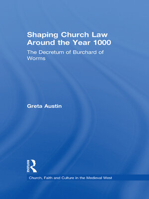 cover image of Shaping Church Law Around the Year 1000
